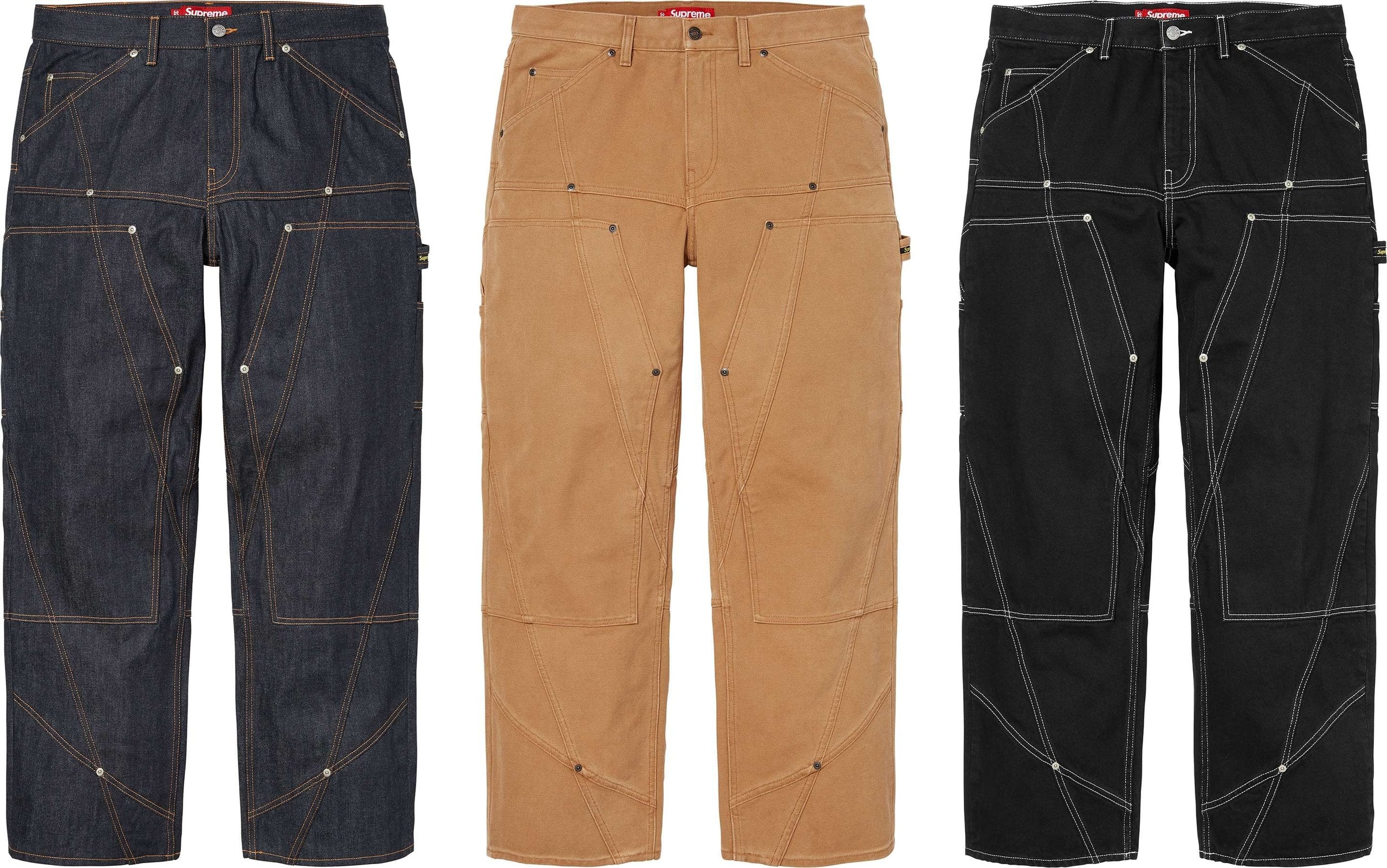 Paneled Double Knee Painter Pant